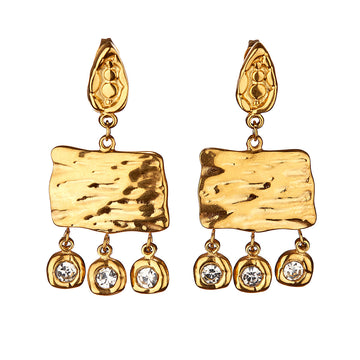 Gleaming Gold Earrings